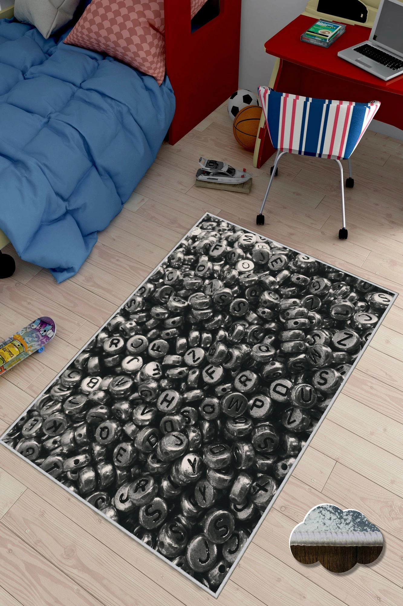 Qilim për korridor, shumëngjyrësh, Conceptum Hypnose, WOOKECE071, 100x300cm