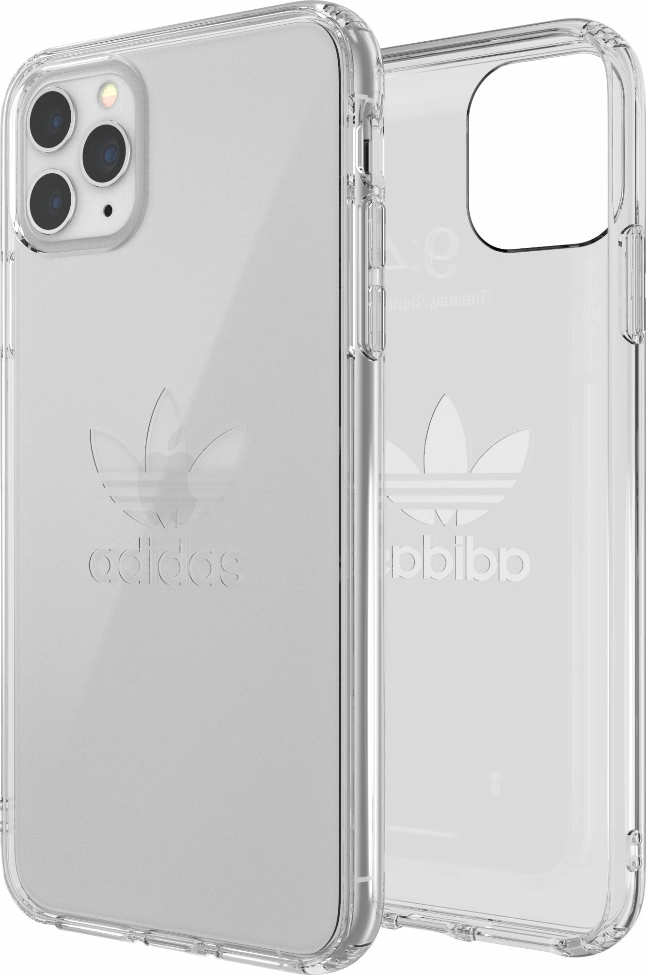 Mbështjellës Adidas Originals OR Protective Clear Case Big Logo FW19/SS20 për iPhone 11 Pro Max, transparent