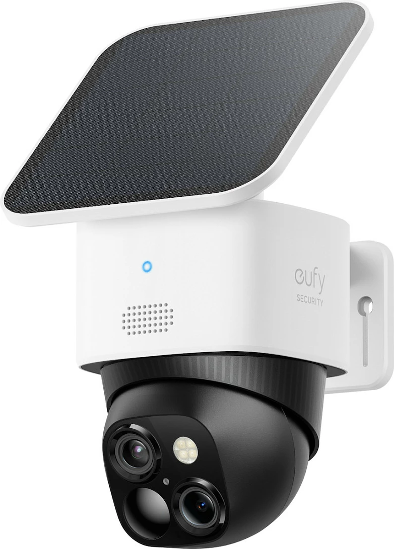 Kamerë sigurie IP EUFY SoloCam S340, 3K, Wi‑Fi, Solar, 360°, 8x zoom, e bardhë