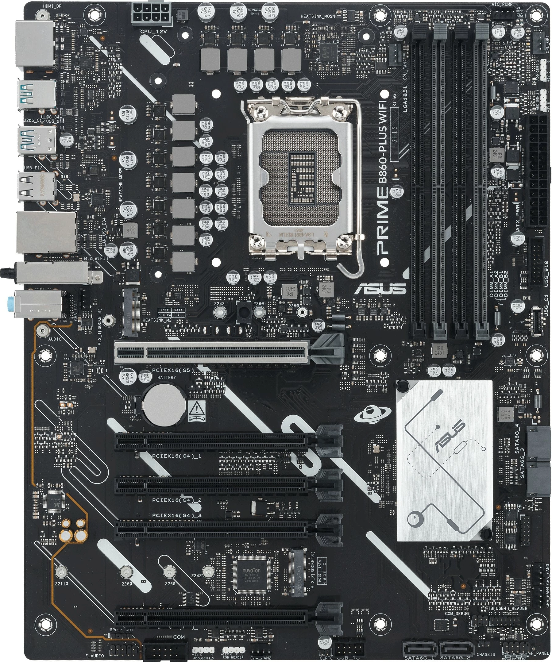 Pllakë amë ASUS PRIME B860-PLUS WIFI, LGA1851