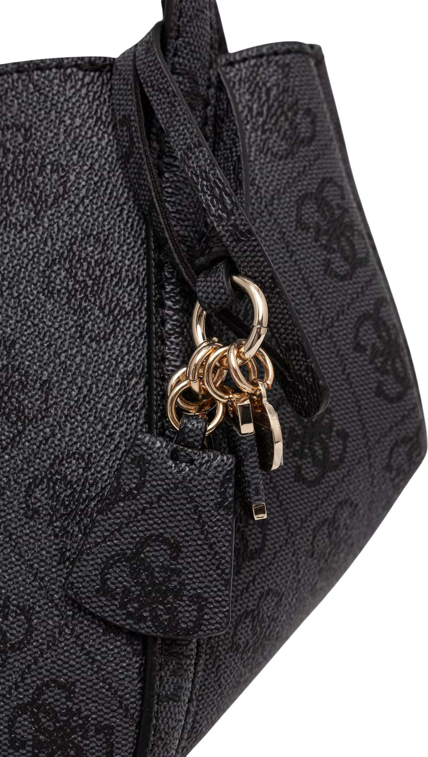 Çantë krahu për femra Guess Coleen Logo Small SA HWSG97 56050, antracit