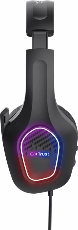 Kufje gaming Trust GXT 416 Zirox me mikrofon, 3.5 mm + USB (LED)