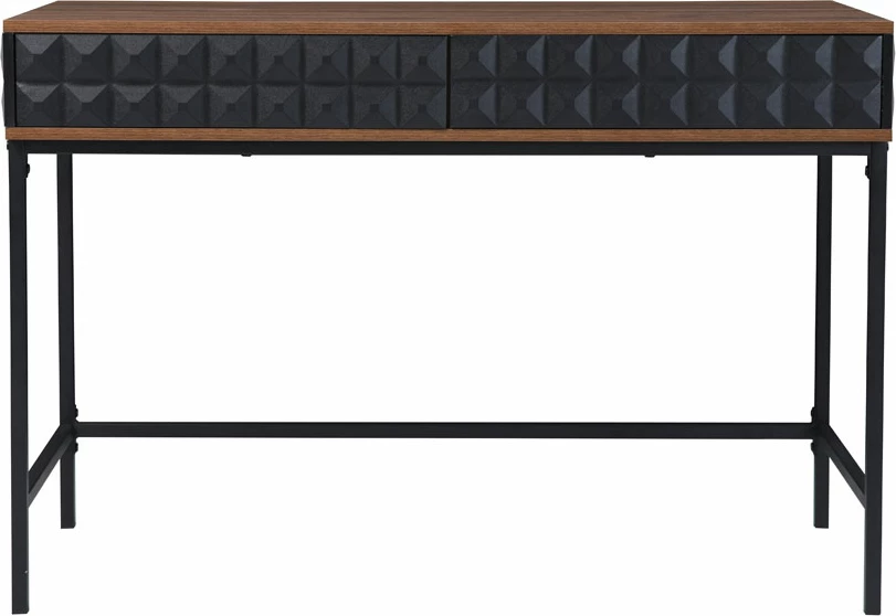 Tavolinë pune ZUMA, ngjyrë arre e zezë, 110.5x54x76cm