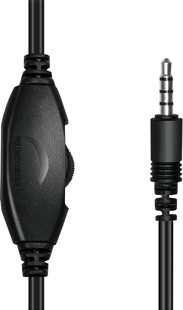 Kufje me mikrofon LogiLink Stereo, 3.5 mm, me kabllo 1.8 m, të zeza