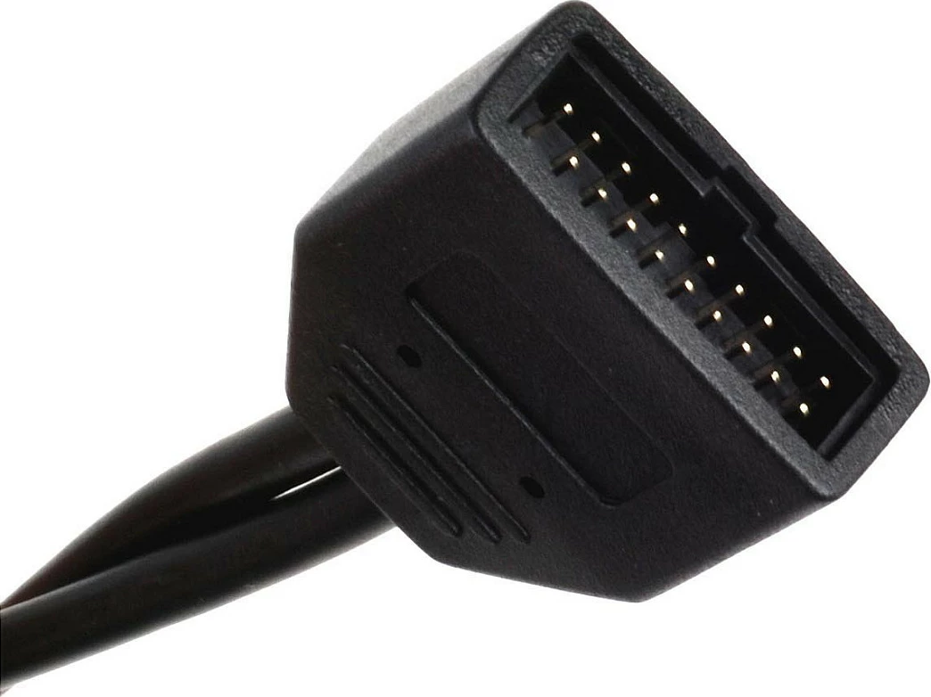 Kabllo adapter USB SilverStone G11303050-RT, USB 3.0 në USB 2.0, e zezë