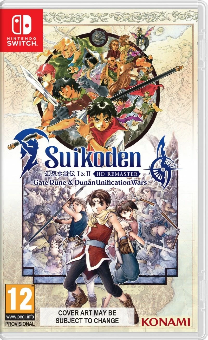 Lojë Nintendo Switch Konami Suikoden I&II HD Remaster: Gate Rune & Dunan Unification Wars, Day 1 Edition