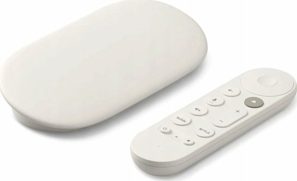 Media streamer Google TV Streamer 4K (2024) 32GB, RAM 4GB, me telekomandë, White