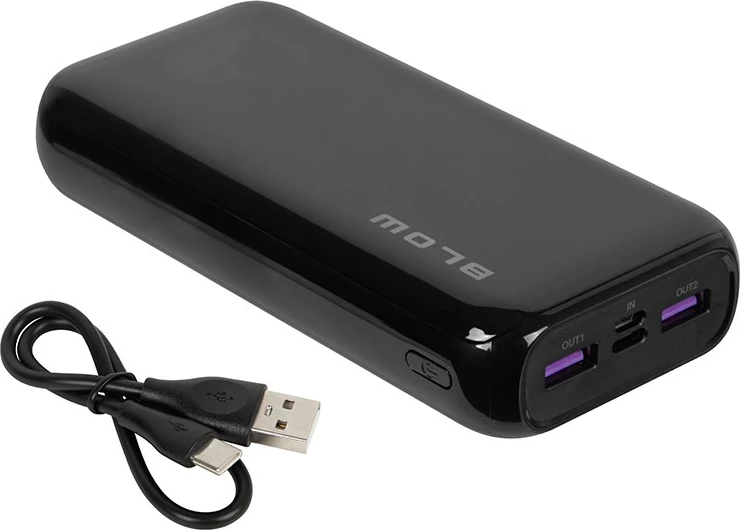 Power bank BLOW PB20E 20000mAh, QC+PD 20W, e bardhë