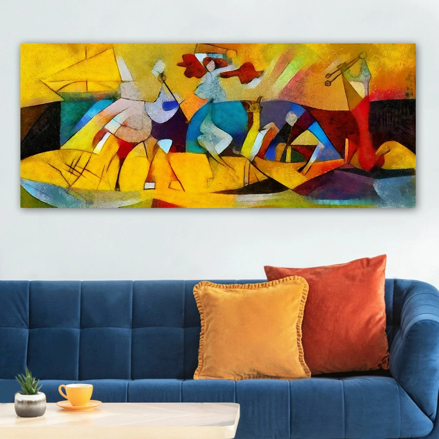 Pikturë dekorative në kanavacë, Wallity YTY588081758_50120, shumëngjyrëshe, 50x120cm