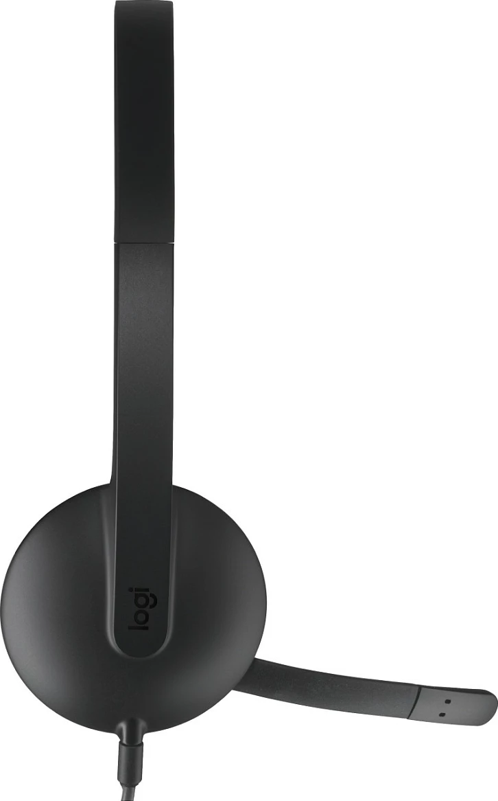 Kufje Logitech H340 USB, me kabllo, për zyrë/qendër thirrjesh, 20 - 20000 Hz, 100 g, të zeza