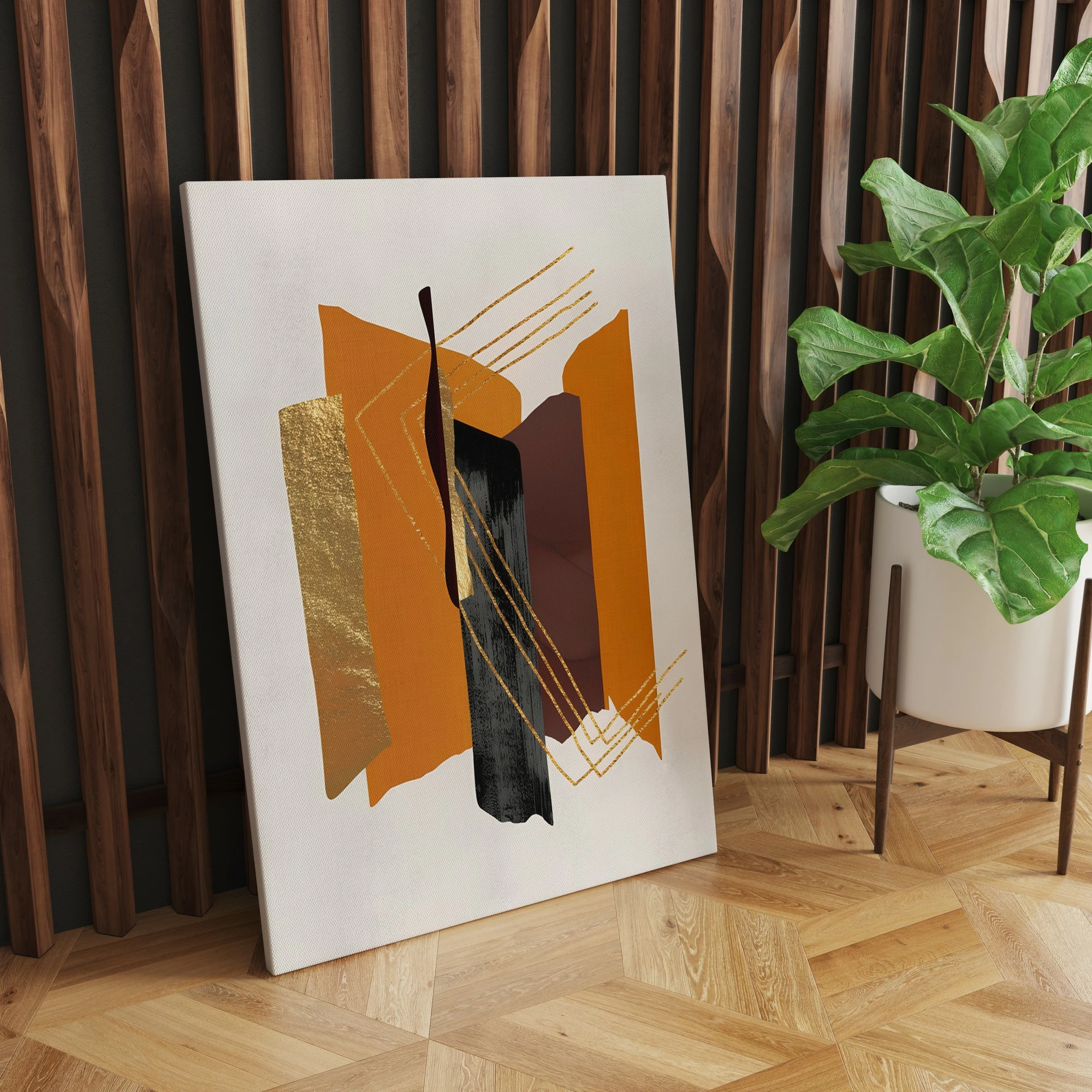 Pikturë dekorative në kanavacë, shumëngjyrëshe, ASR_CNV25-16, 50x70cm