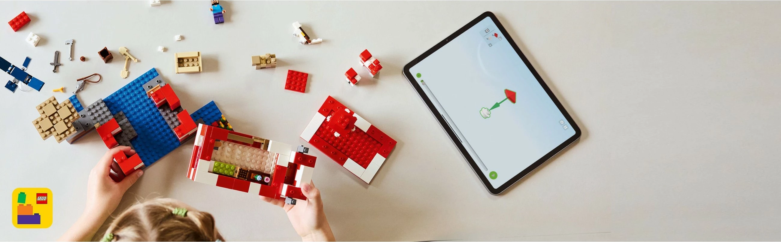 Set ndërtimi LEGO Minecraft 21270 Das Pilzkuh-Haus 500 pjesë multikolor