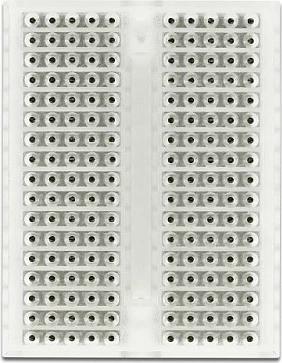 Breadboard mini eksperimental DeLOCK, 170 kontakte, transparent