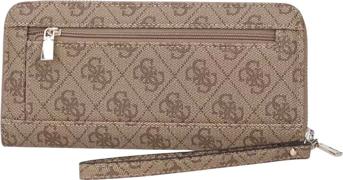 Portofol për femra Guess Brenton SLG Med Zip SWLG96 48146, latte