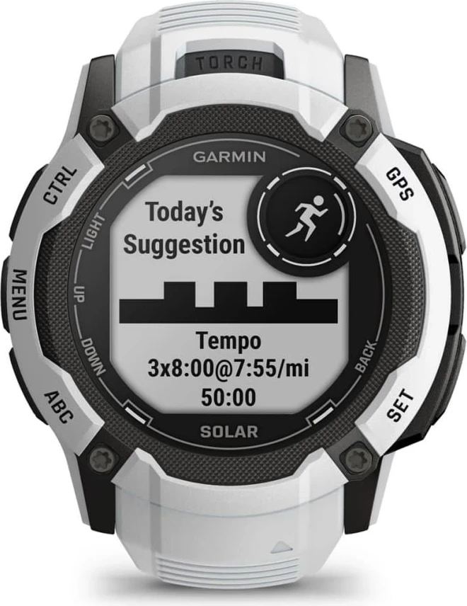 Smartwatch Garmin Instinct 2X Solar, 50mm, GPS, Bardhë