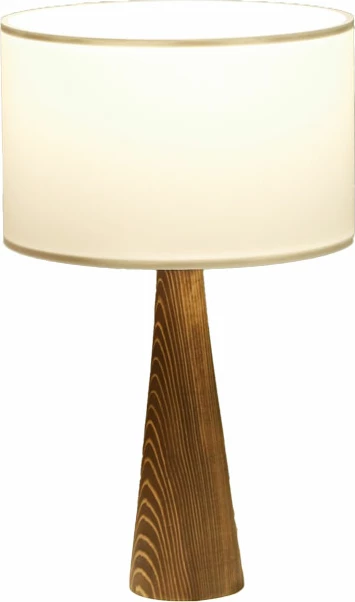 Llambë tavoline Kalito, ngjyrë fildishi-kafe, D24x45cm