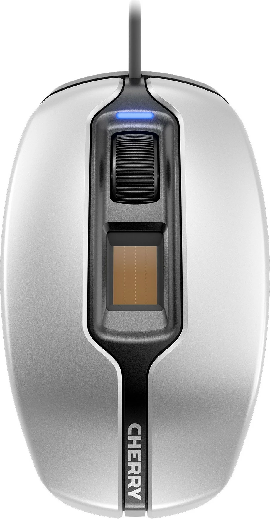 Maus Cherry MC 4900, USB, 1375 DPI, i zi/argjendtë