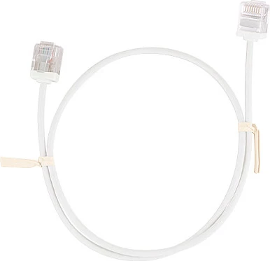 Kabllo rrjeti Ethernet LogiLink Cat.6A U/UTP Slim High-Flex, 1.5 m, e bardhë