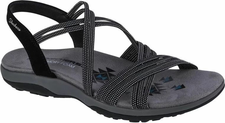 Sandale Skechers për femra, të zeza