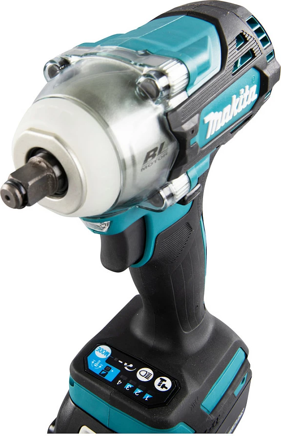 Çelës me goditje me bateri Makita DTW302Z, 18V LXT, pa bateri/karikues, blu/zi