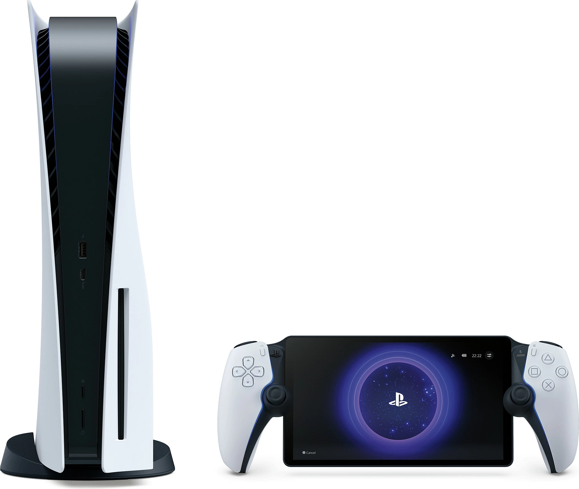 Remote player Sony PlayStation Portal, për PlayStation 5, ekran 8", Wi‑Fi, i bardhë