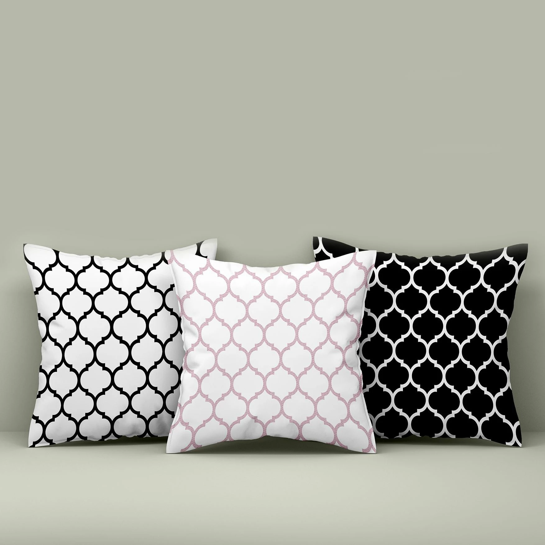 Set jastëkësh dekorativ (3 copë), Aberto Design, HMI-KIR-121
