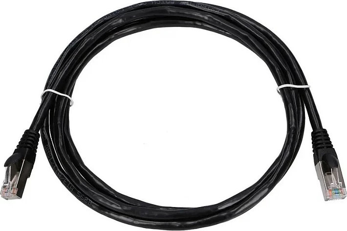 Kabllo LAN Extralink Cat5e FTP 2m, RJ45, e zezë