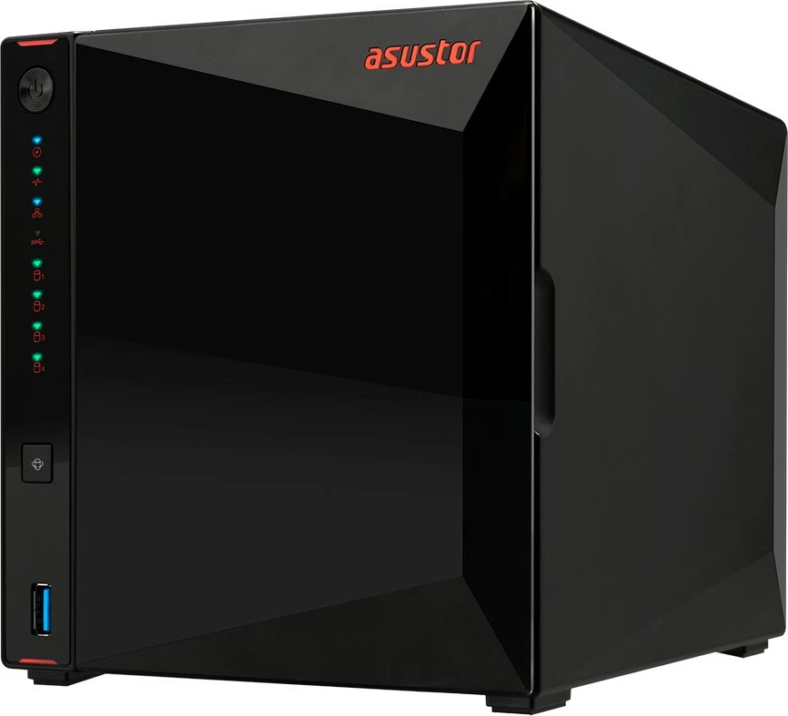 NAS Asustor Nimbustor 4 AS5304T, Intel Celeron J4105, 4 GB DDR4, e zezë