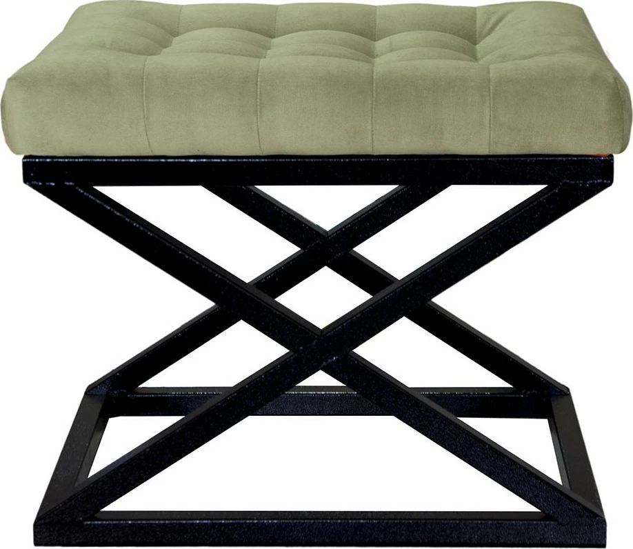 Puf Atelier del Sofa, Capraz, e zezë, e gjelbër e çelët