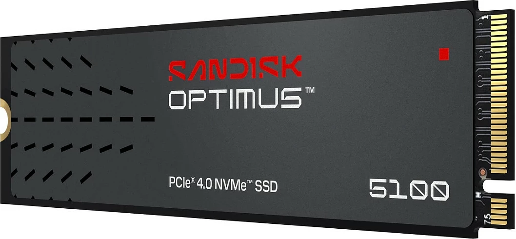 SSD M.2 Sandisk Optimus 5100, 500GB, NVMe PCIe 4.0, e zezë