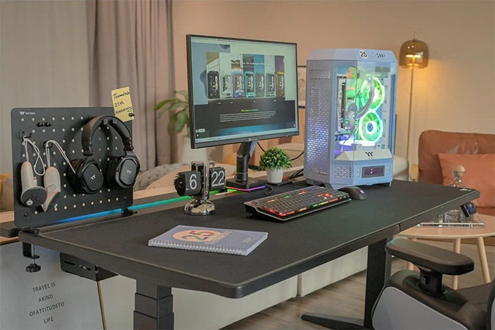 Panel organizues Thermaltake Pegboard Medium, çelik, i zi