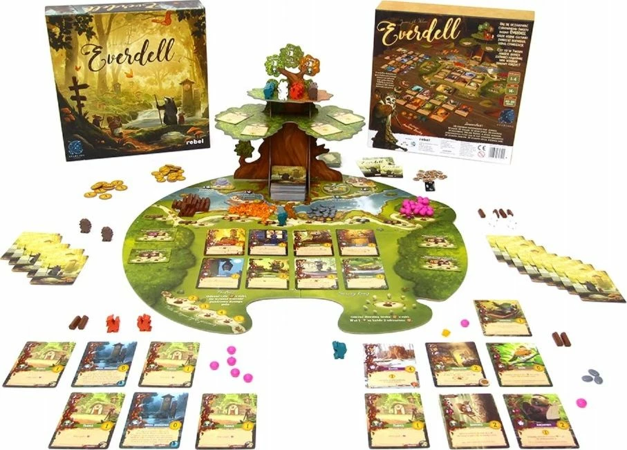 Lojë tavoline Rebel Everdell 1-4 lojtarë, 60 min, +13, version polonisht