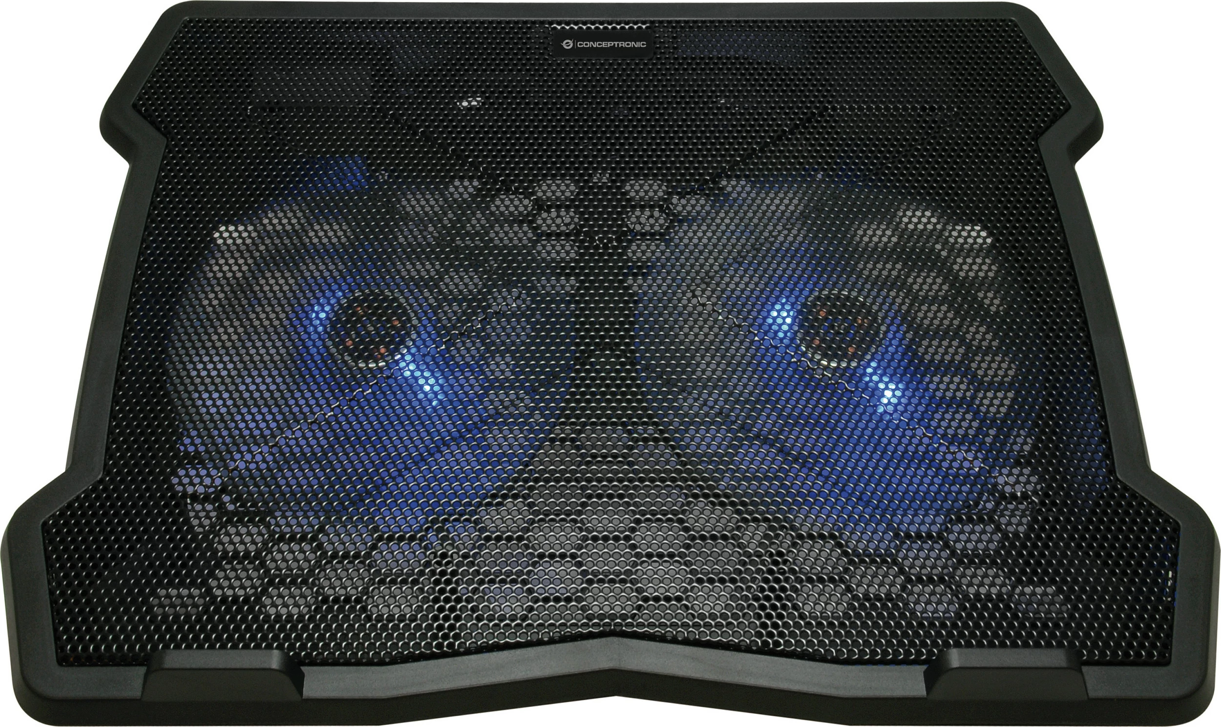 Ftohës laptopi Conceptronic 2-Fan, USB-A2.0, 15.6 inç, zi