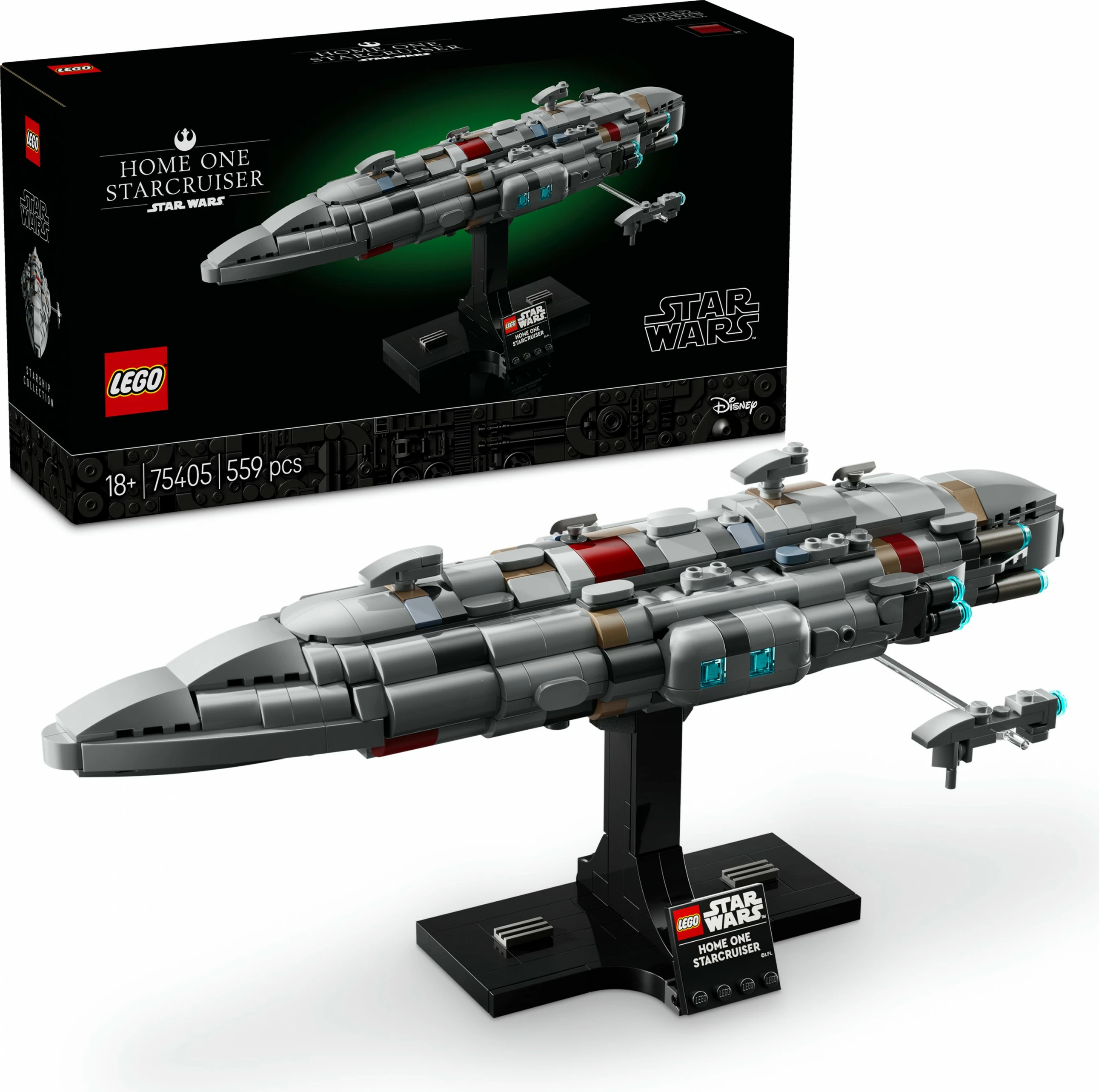Set ndërtimi LEGO Star Wars Home One Starcruiser 75405, shumëngjyrësh