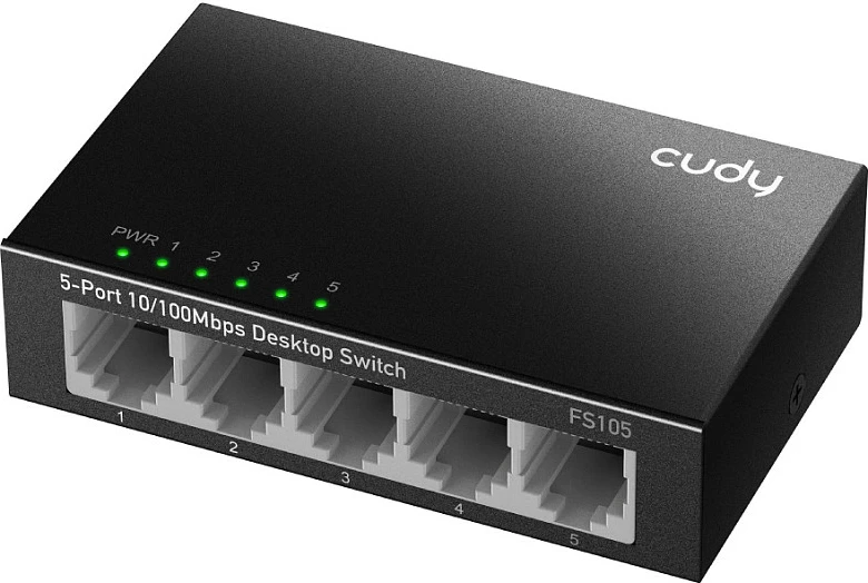 Switch Cudy FS105, 5 porte, Fast Ethernet, i zi