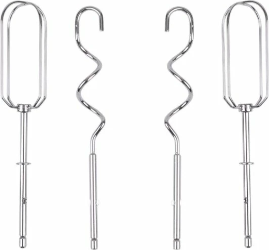 Miksër dore ADLER AD4201G 300W, 5 shpejtësi, Turbo, me rrahëse dhe grep brumi, bardhë