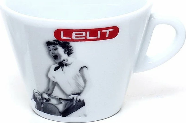 Filxhan kapuçino Lelit PL302 190 ml, porcelan, set 6 copë, i bardhë