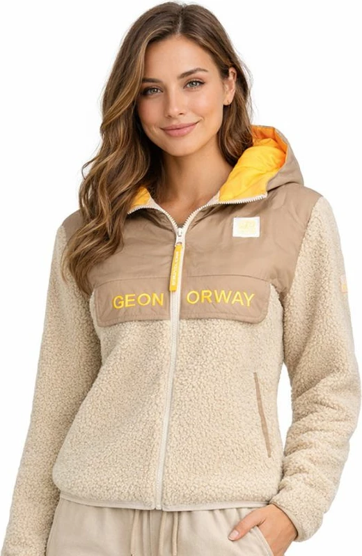Fleece për femra Geographical Norway Techic Fz, bezhë