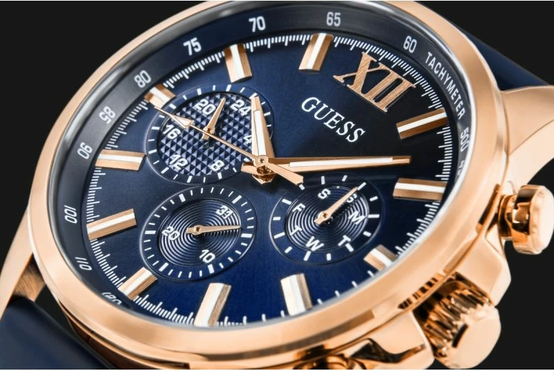 Orë dore për meshkuj Guess, blu