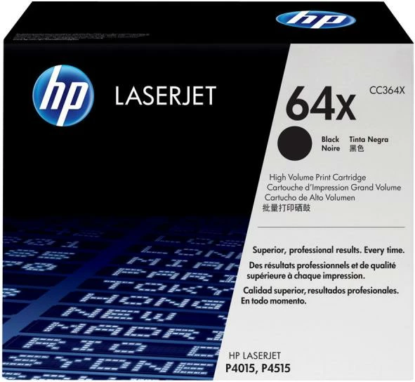 Toner, HP, 64X CC364XD, rendiment deri 24,000 faqe, e zezë, Dual Pack