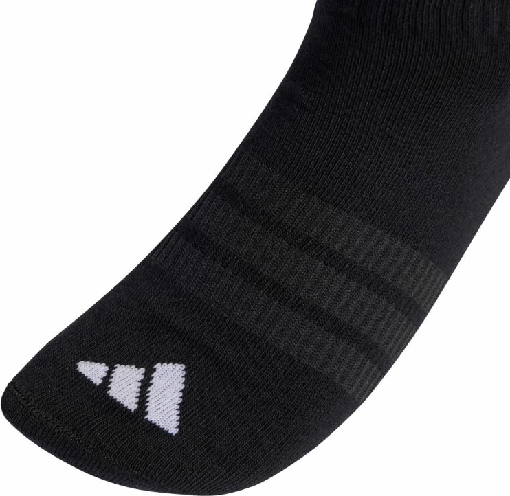 Çorape të shkurtra adidas Essentials Low Cut 3p KC9628, të zeza, set prej 3 palë