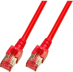 Kabëll rrjeti EFB Elektronik Cat6 S/FTP RJ45, 10 m, i kuq