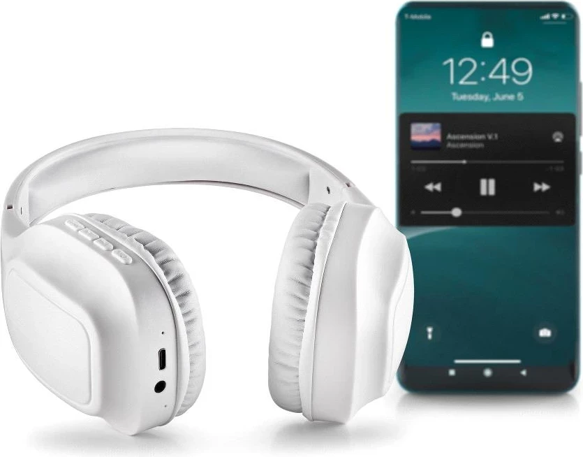 Kufje Bluetooth NGS Artica Wrath, Bardhë