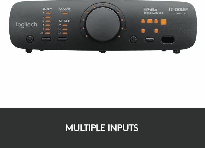 Sistem Altoparlantësh LOGITECH Z906 5.1, 500W RMS, THX/Dolby Digital/DTS, i zi, set 6 pjesë