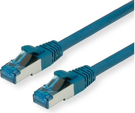Kabllo rrjeti VALUE Cat6a S/FTP 0.5m, 10Gbps, RJ-45, blu