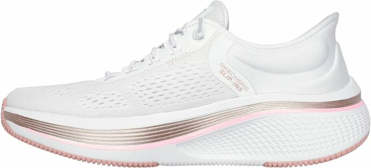 Atlete për femra Skechers, të bardha rozë [Madhësia: 39]