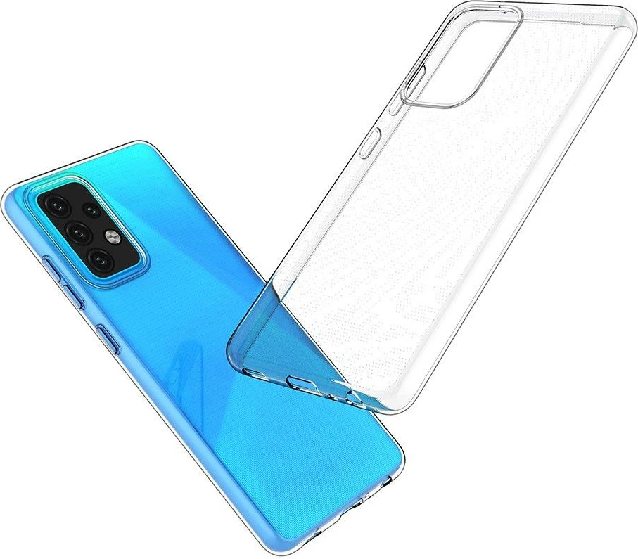 Mbështjellës Hurtel Ultra Clear 0.5mm për Realme C21, Transparent