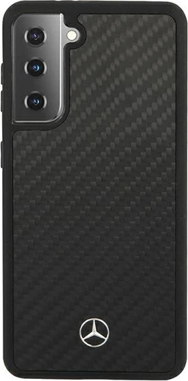 Mbështjellës Mercedes MEHCS21MRCABK Dynamic Line për Samsung Galaxy S21+, i zi, hardcase