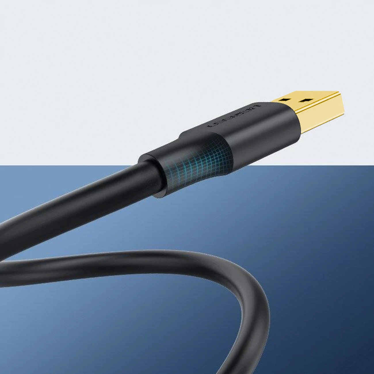 Kabllo USB-A 3.0 Ugreen US128 10371, 2m, e zezë