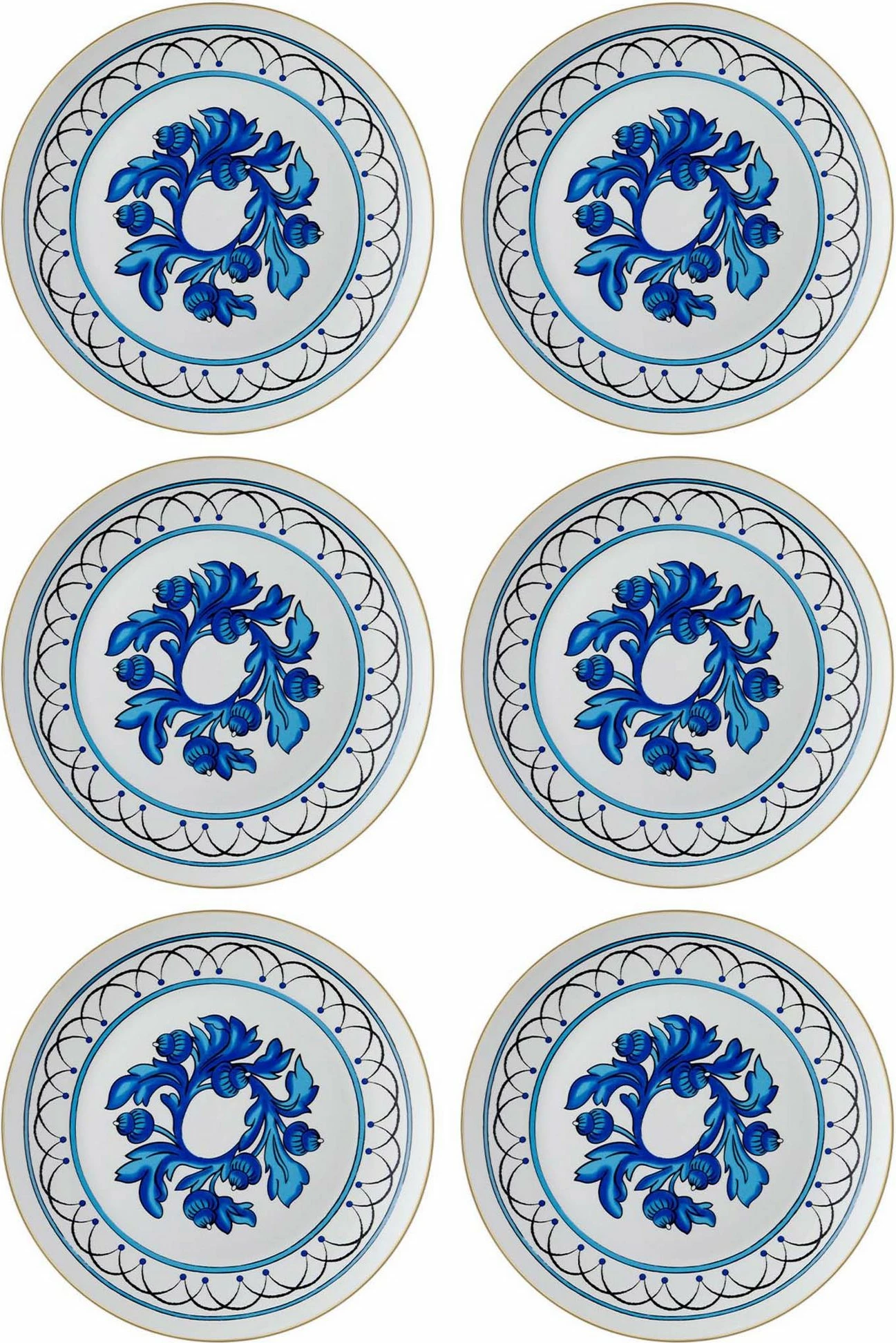 Set pjatash shërbimi (6 copë) Hermia, DNR0052